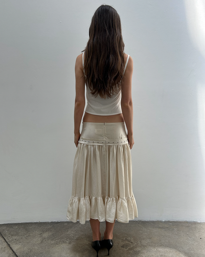 Chloe by Phoebe Philo SS2005 Silk Ruffle Skirt