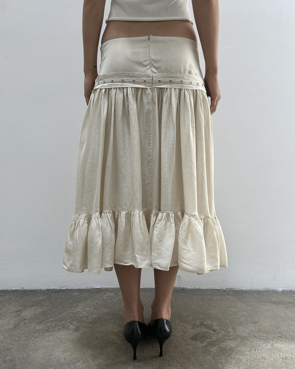 Chloe by Phoebe Philo SS2005 Silk Ruffle Skirt