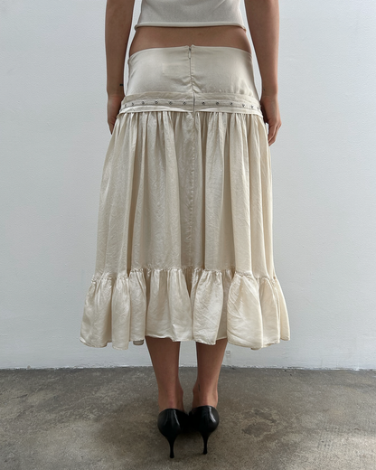 Chloe by Phoebe Philo SS2005 Silk Ruffle Skirt