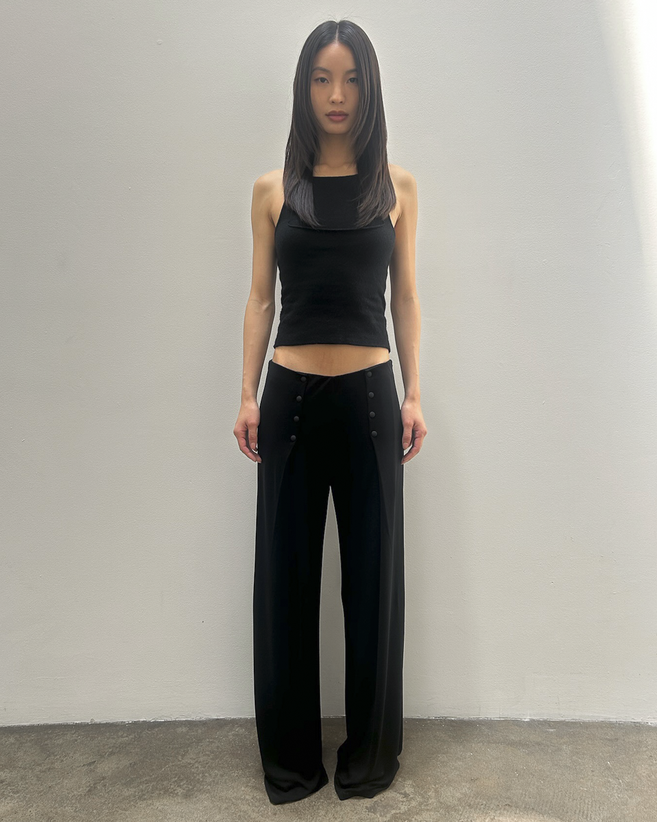Emporio Armani Sailor Wide-Leg Trousers