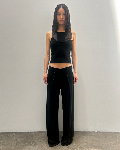 Emporio Armani Sailor Wide-Leg Trousers