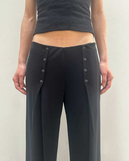 Emporio Armani Sailor Wide-Leg Trousers