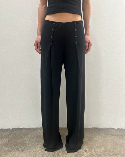 Emporio Armani Sailor Wide-Leg Trousers