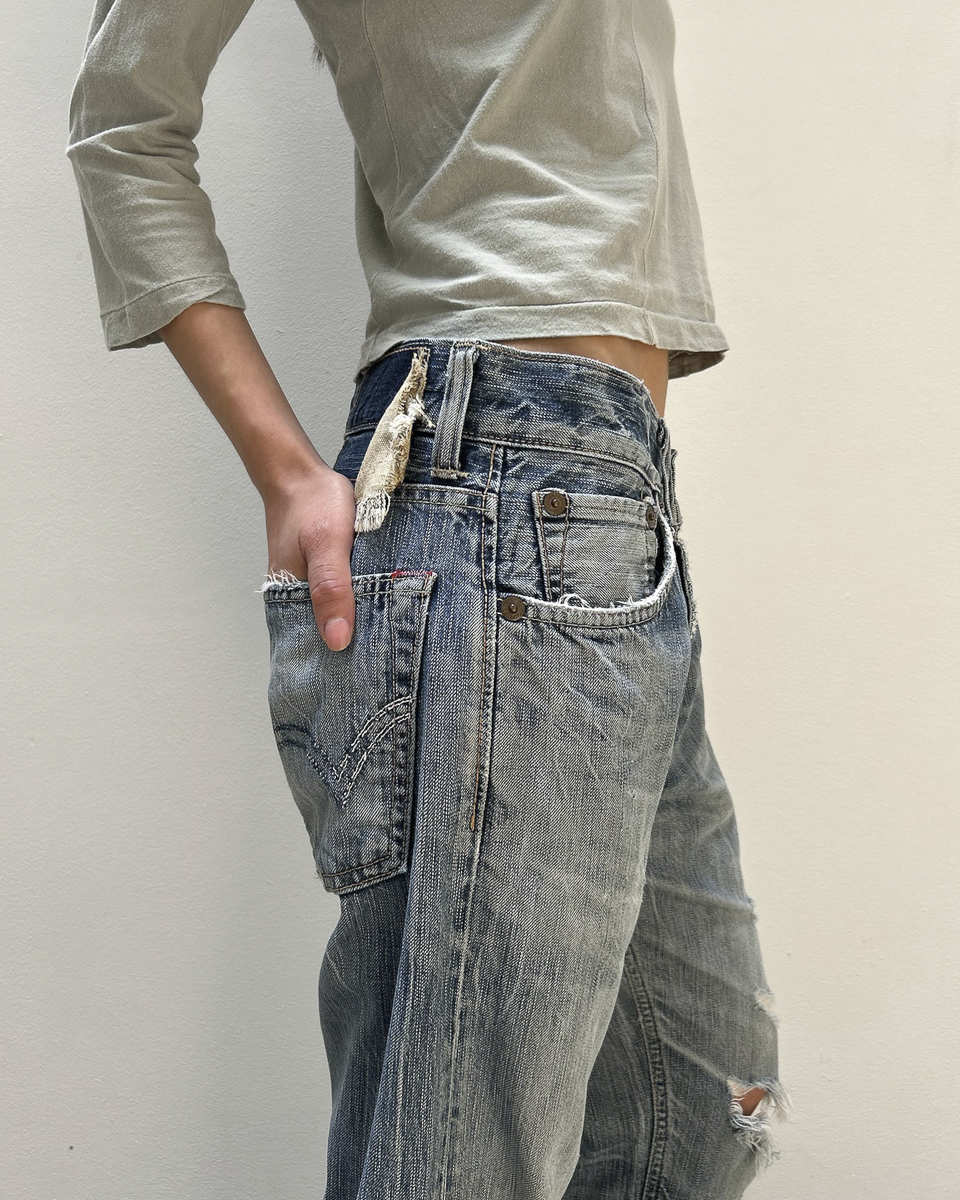 Edwin 503 BlueTrip Distressed Denim