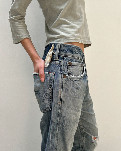 Edwin 503 BlueTrip Distressed Denim