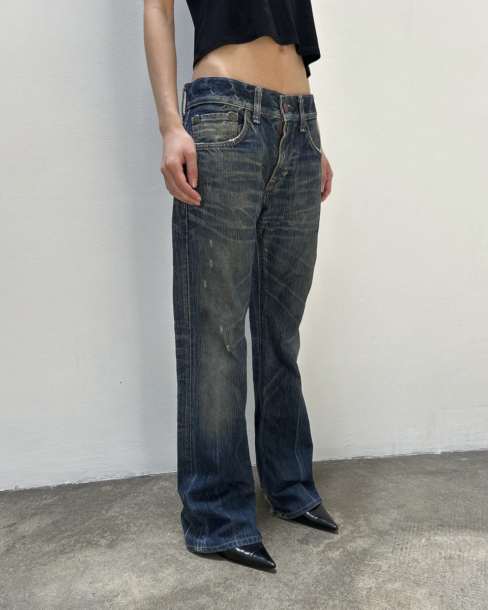 Edwin 503 BlueTrip 30/32 Rust-Wash Denim