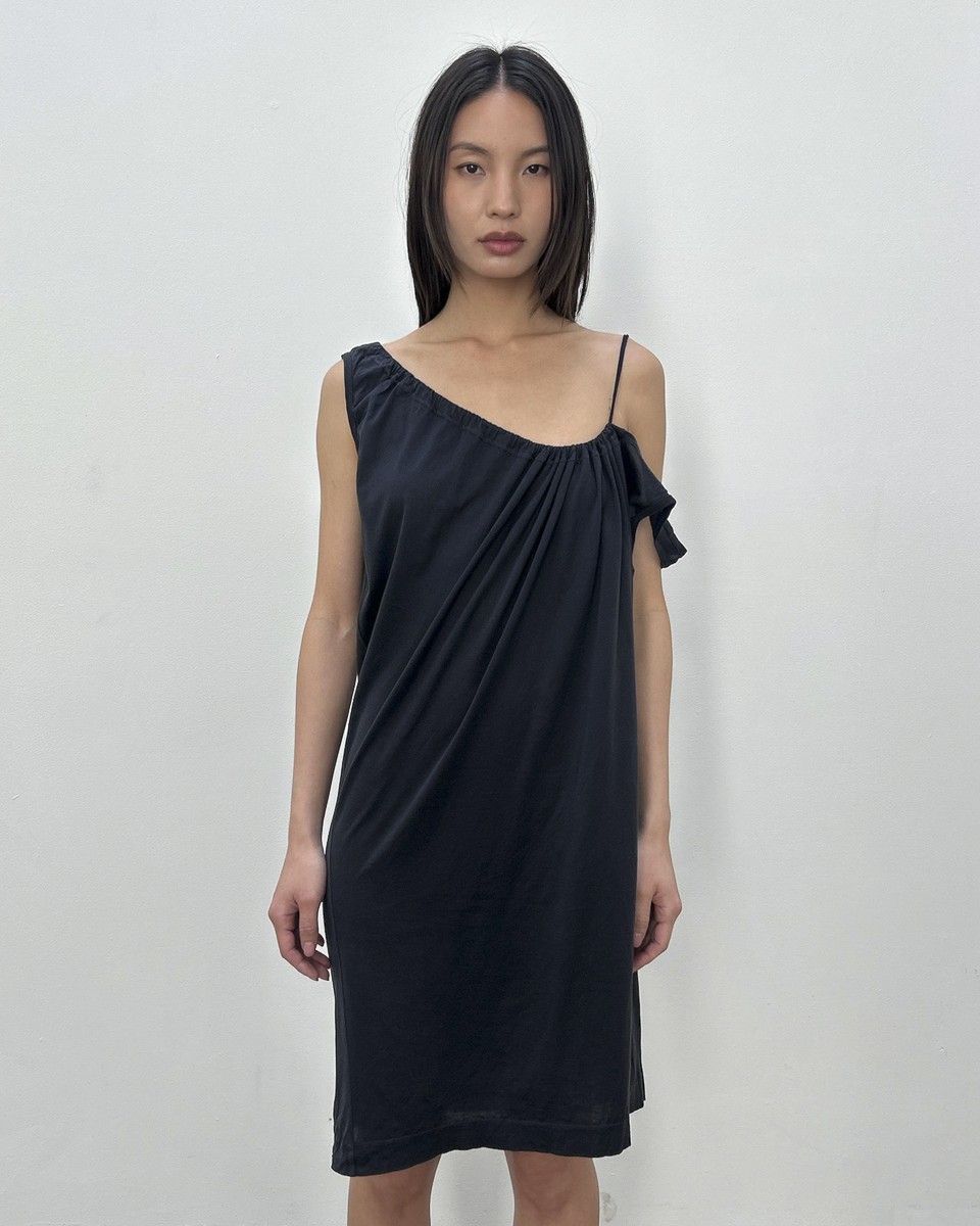 MM6 Maison Margiela Asymmetrical Ruched Dress
