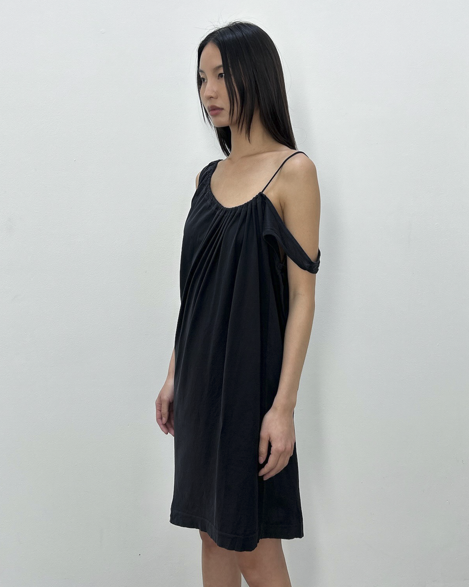 MM6 Maison Margiela Asymmetrical Ruched Dress