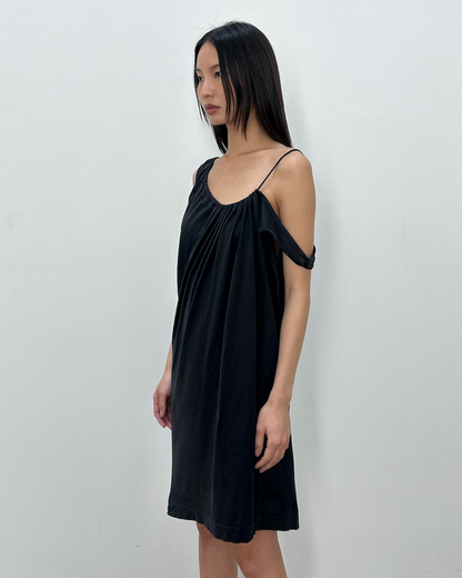 MM6 Maison Margiela Asymmetrical Ruched Dress