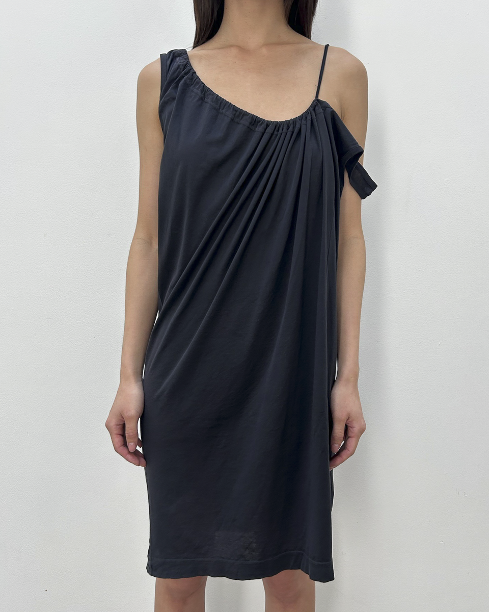 MM6 Maison Margiela Asymmetrical Ruched Dress