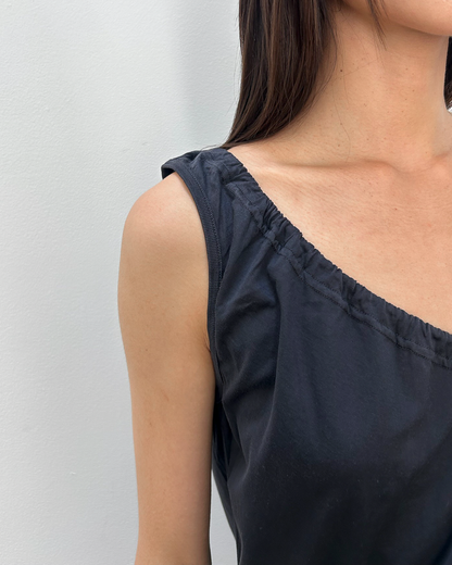 MM6 Maison Margiela Asymmetrical Ruched Dress