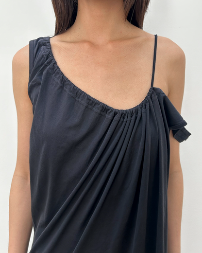MM6 Maison Margiela Asymmetrical Ruched Dress