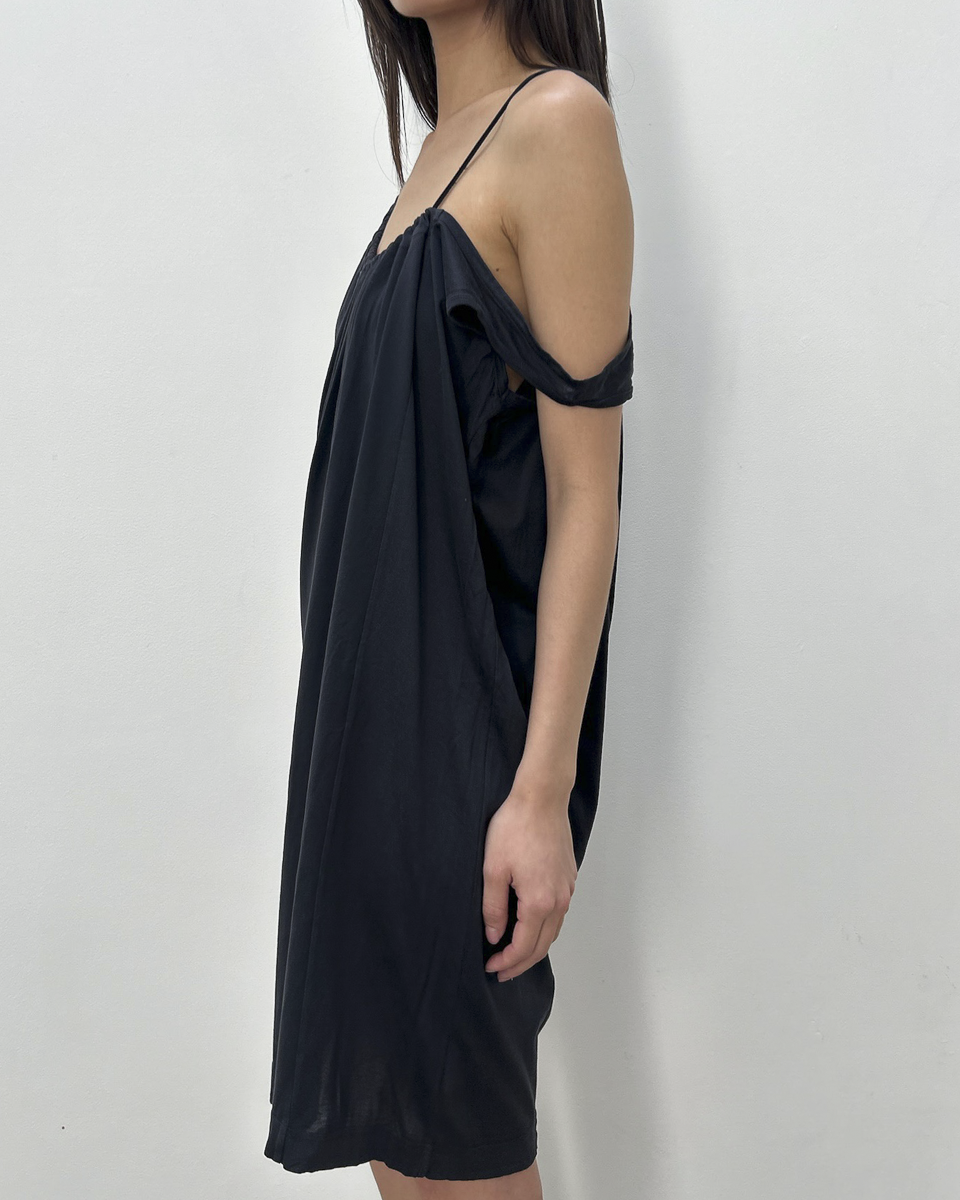 MM6 Maison Margiela Asymmetrical Ruched Dress