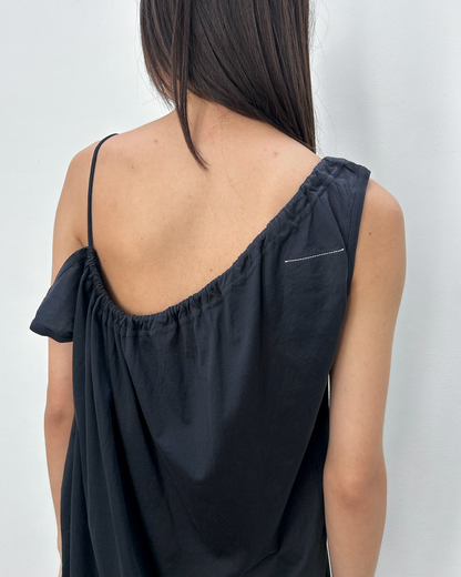 MM6 Maison Margiela Asymmetrical Ruched Dress