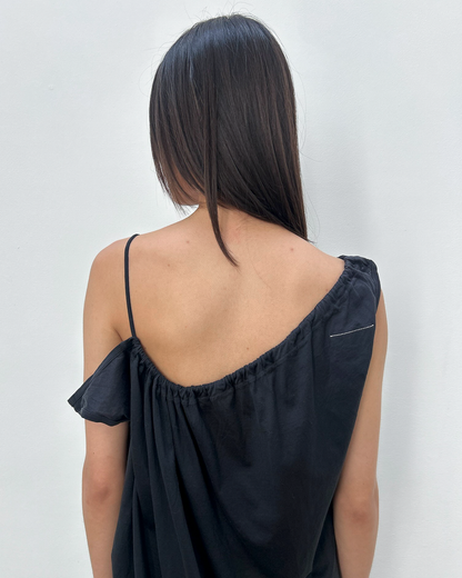 MM6 Maison Margiela Asymmetrical Ruched Dress