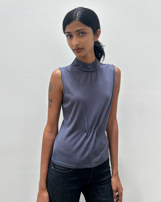 Gucci by Tom Ford FW1999 Silk Safety-Pin Top