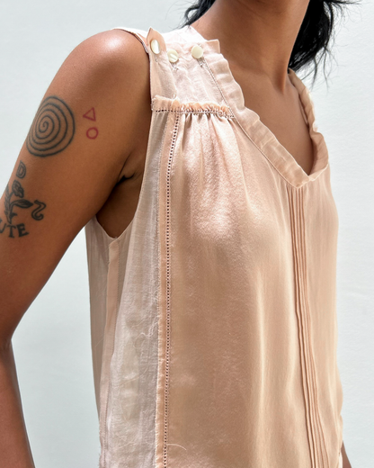 Chloé by Phoebe Philo FW2005 Pintuck Top