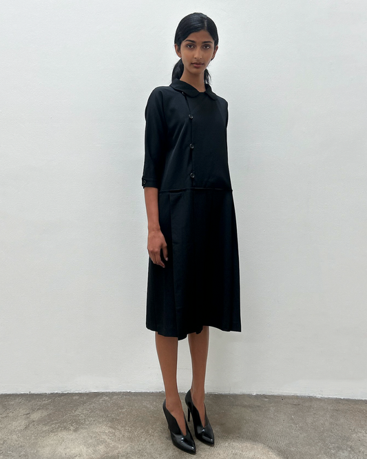 Tricot Comme Des Garcons 2001 Trench Dress