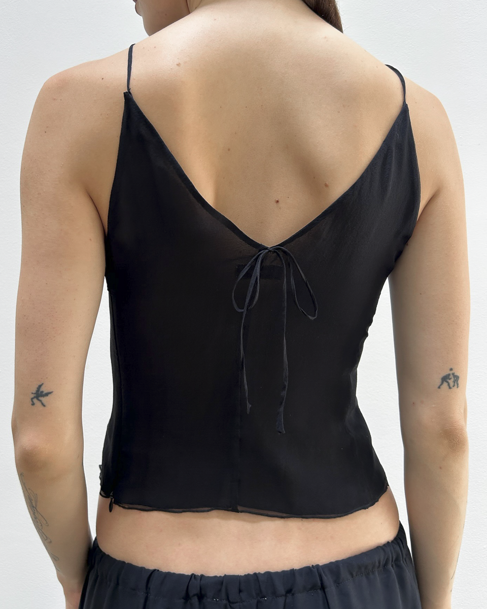 Emporio Armani Sheer Silk Top