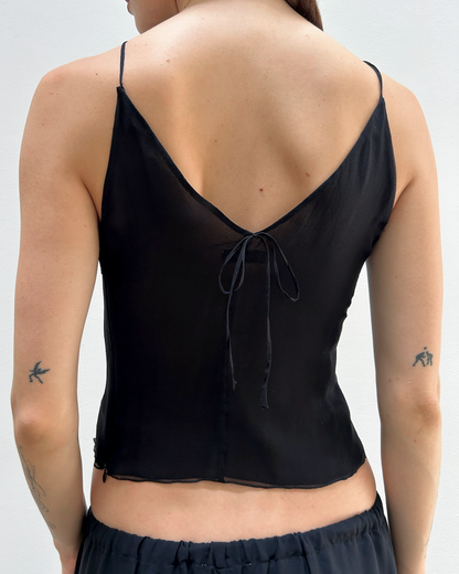 Emporio Armani Sheer Silk Top