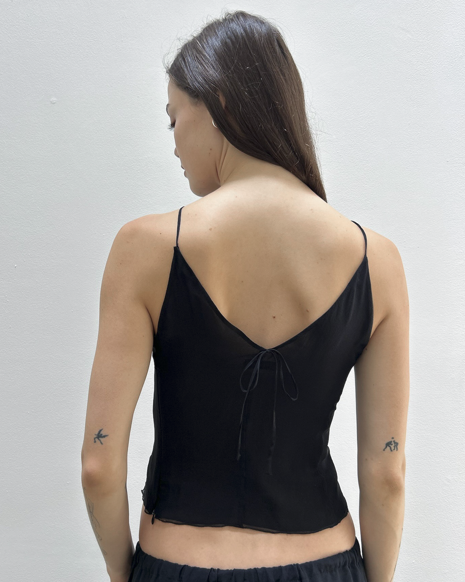Emporio Armani Sheer Silk Top