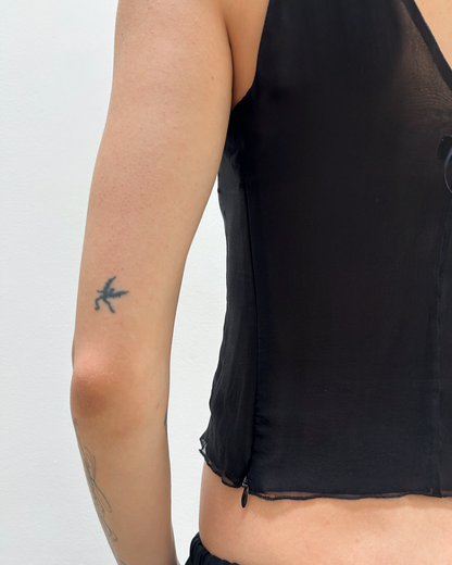 Emporio Armani Sheer Silk Top