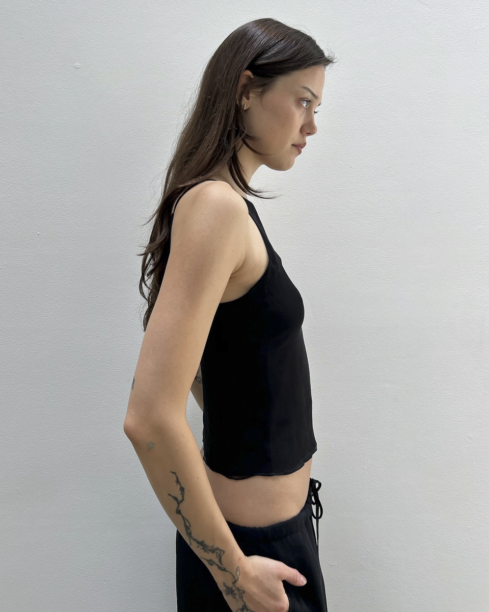 Emporio Armani Sheer Silk Top