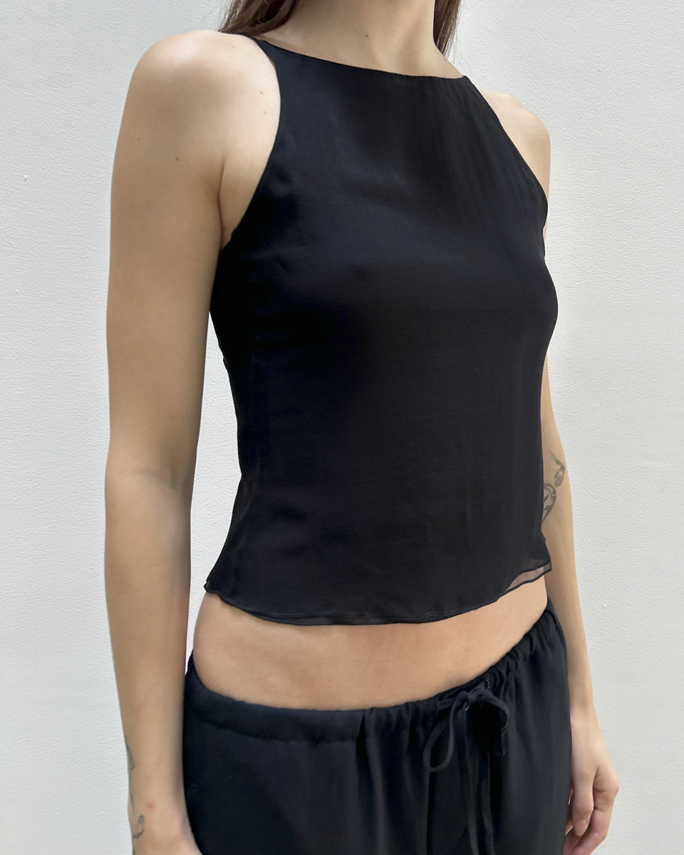 Emporio Armani Sheer Silk Top