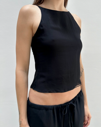 Emporio Armani Sheer Silk Top