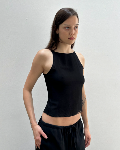 Emporio Armani Sheer Silk Top