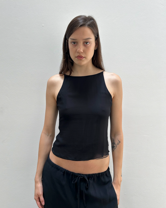 Emporio Armani Sheer Silk Top