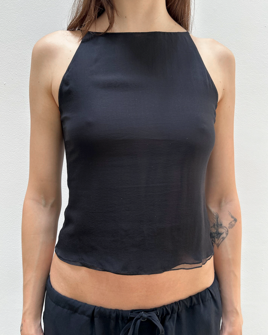Emporio Armani Sheer Silk Top