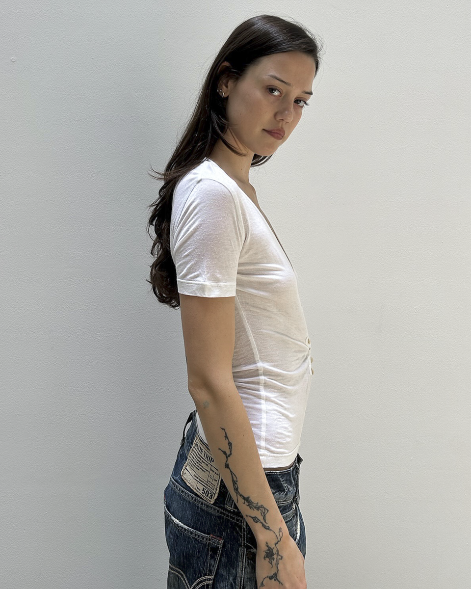 Dirk Bikkembergs Hook & Eye Top