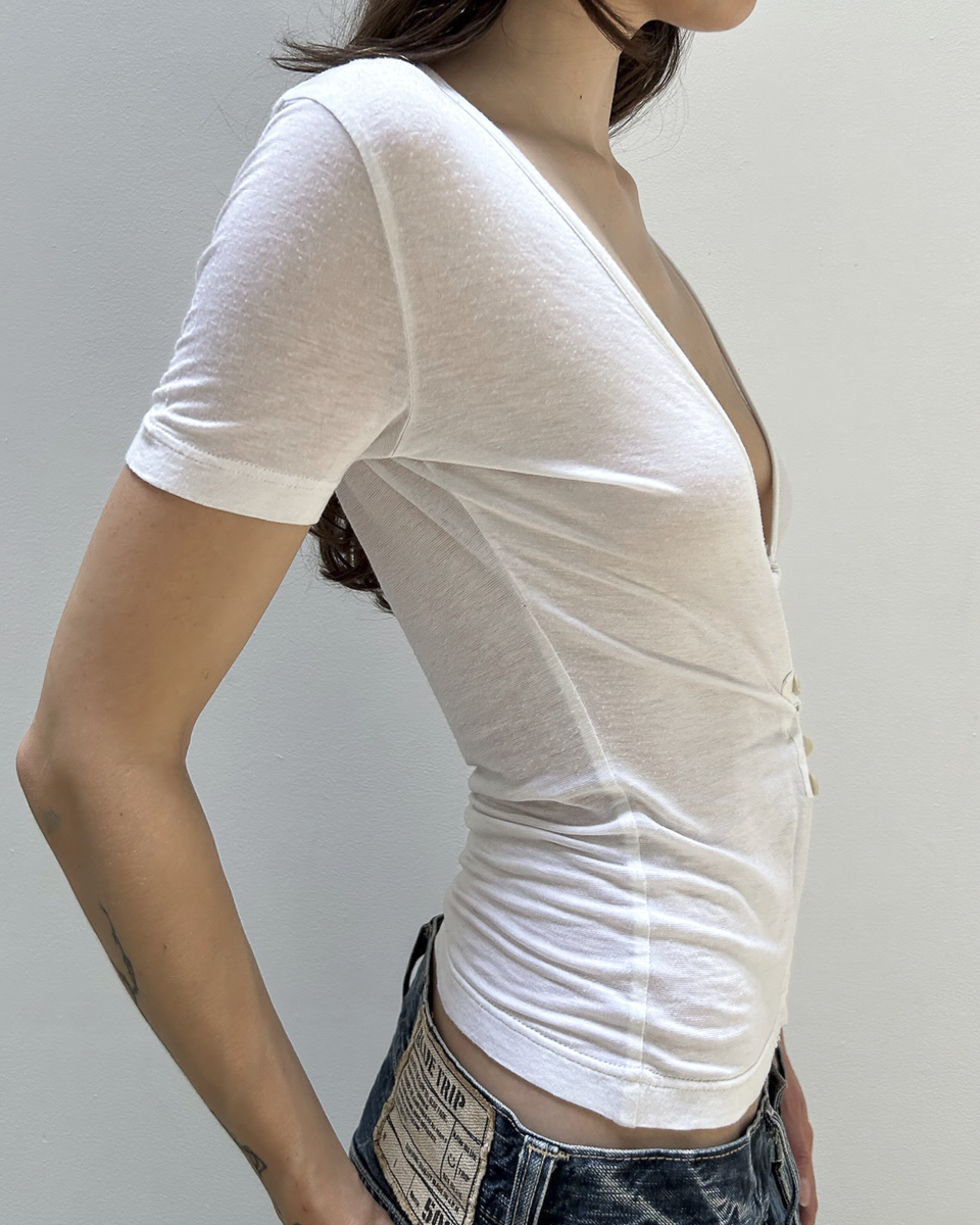 Dirk Bikkembergs Hook & Eye Top
