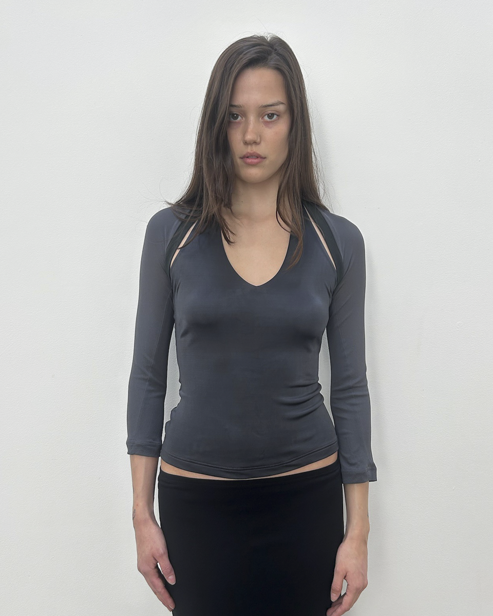 Martine Sitbon Halter Bolero Top
