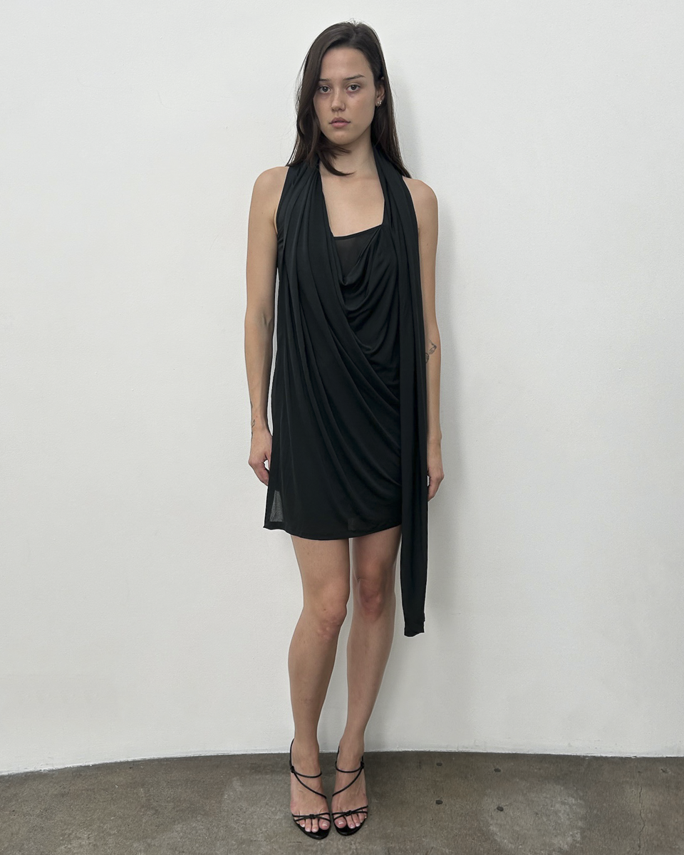 Donna Karan SS2007 Multi-Way Draped Dress