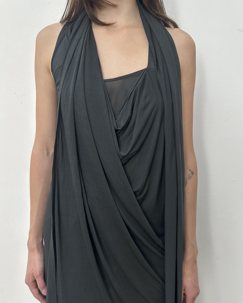 Donna Karan SS2007 Multi-Way Draped Dress