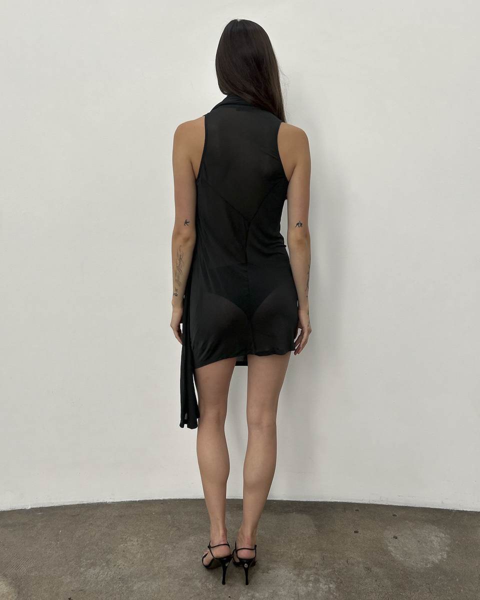 Donna Karan SS2007 Multi-Way Draped Dress