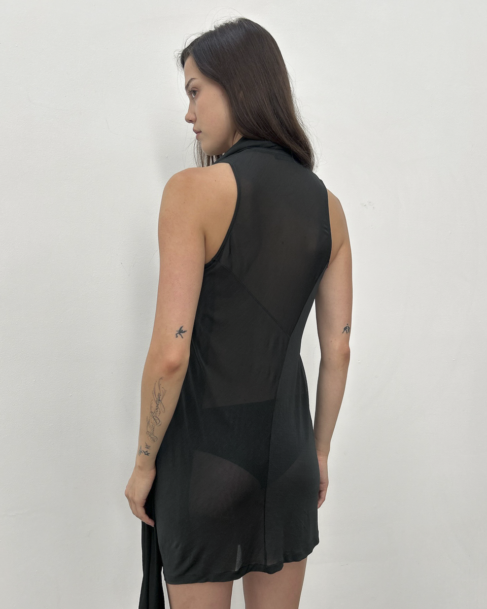 Donna Karan SS2007 Multi-Way Draped Dress