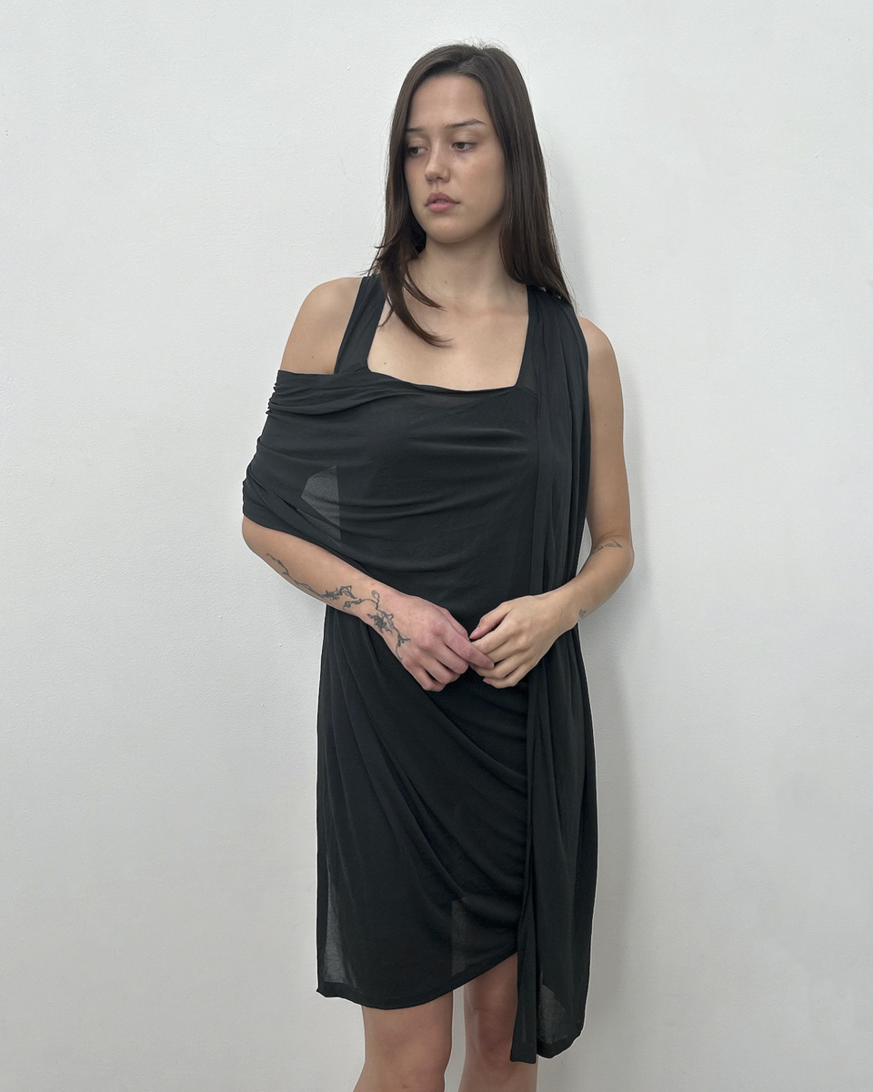 Donna Karan SS2007 Multi-Way Draped Dress