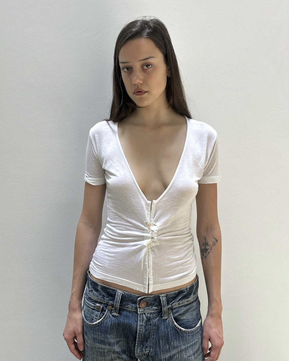 Dirk Bikkembergs Hook & Eye Top
