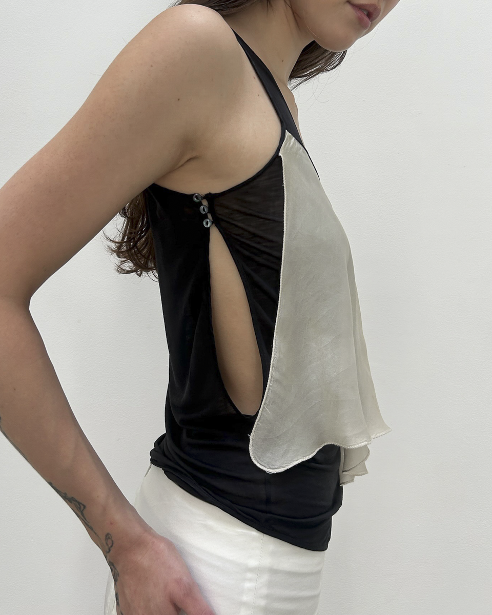 Chloé by Phoebe Philo SS2005 Ruffle Panel Top