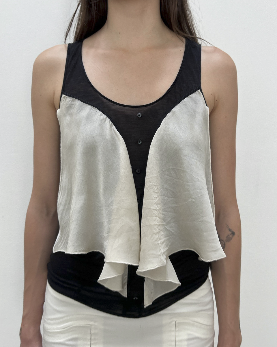 Chloé by Phoebe Philo SS2005 Ruffle Panel Top