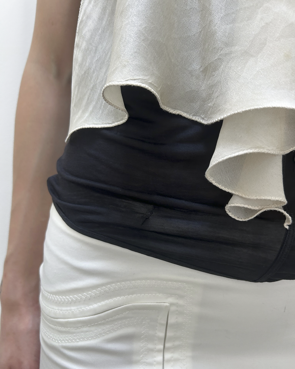 Chloé by Phoebe Philo SS2005 Ruffle Panel Top