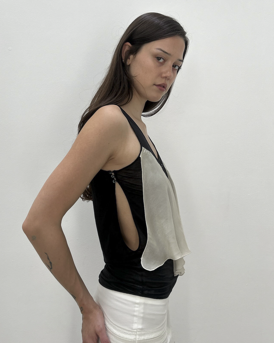 Chloé by Phoebe Philo SS2005 Ruffle Panel Top