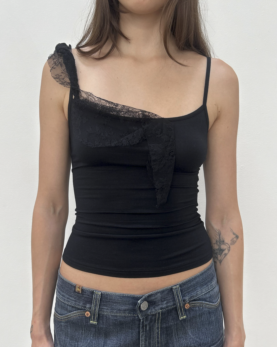 Marcel Marongiu SS2002 Lace Trim Top