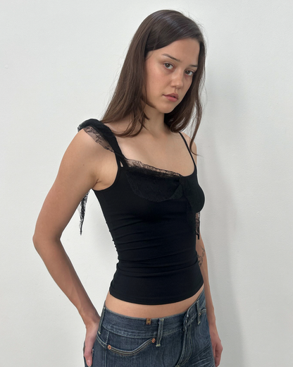 Marcel Marongiu SS2002 Lace Trim Top