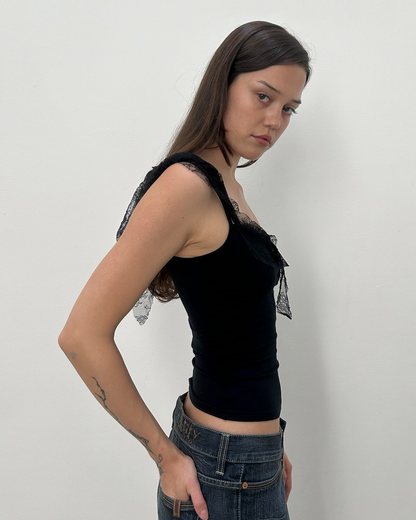 Marcel Marongiu SS2002 Lace Trim Top