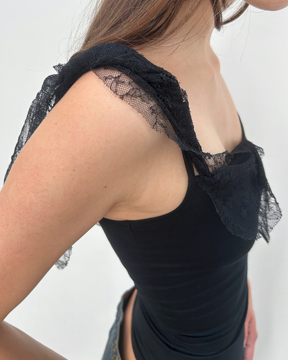 Marcel Marongiu SS2002 Lace Trim Top