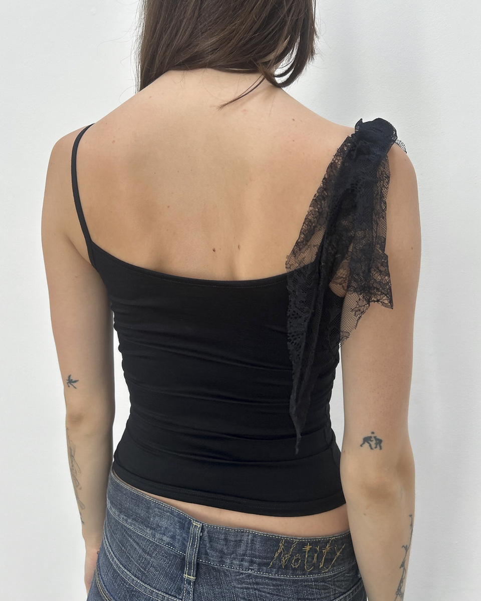 Marcel Marongiu SS2002 Lace Trim Top